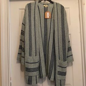 Striped cardigan